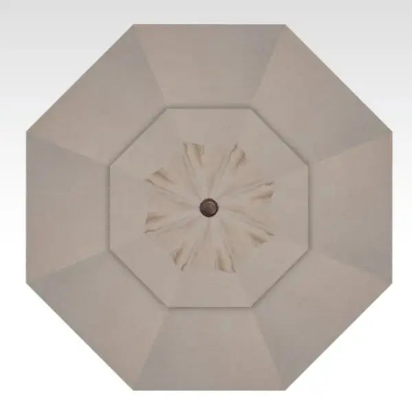 Treasure Garden 11' AKZ PLUS OCTAGON SUNBRELLA BLACK - CAST ASH Treasure Garden