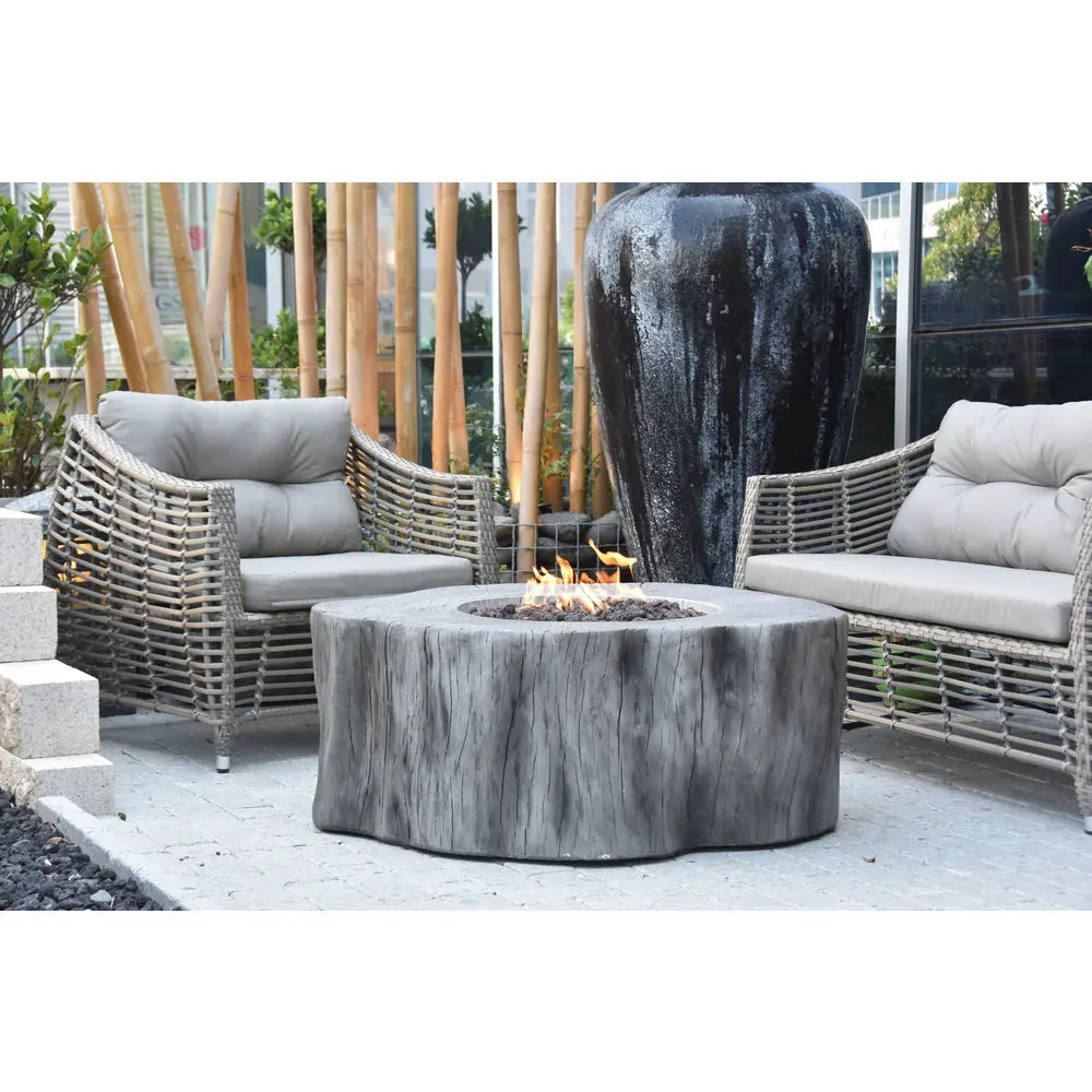 Elementi - Manchester Fire Table - Classic Gray - Propane Item # OFG145CG-LP