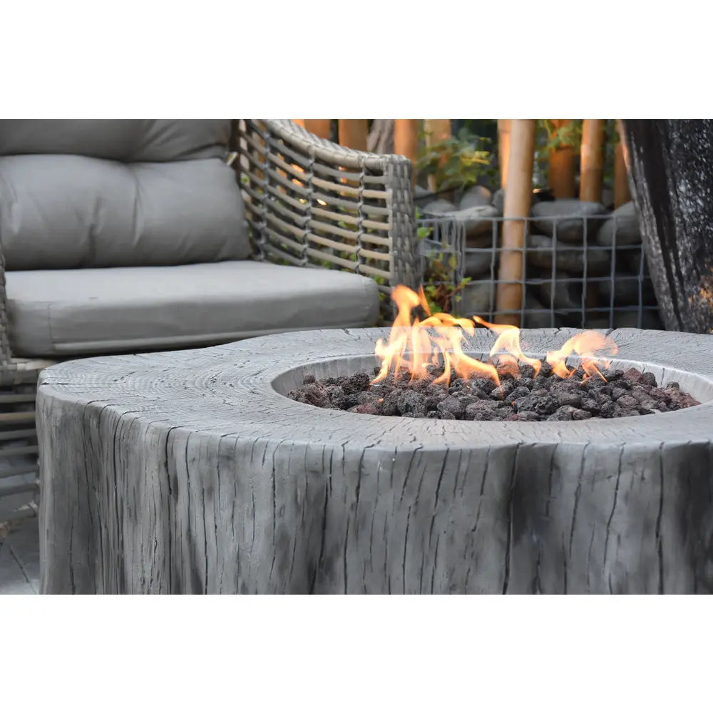 Elementi - Manchester Fire Table - Classic Gray - Propane Item # OFG145CG-LP
