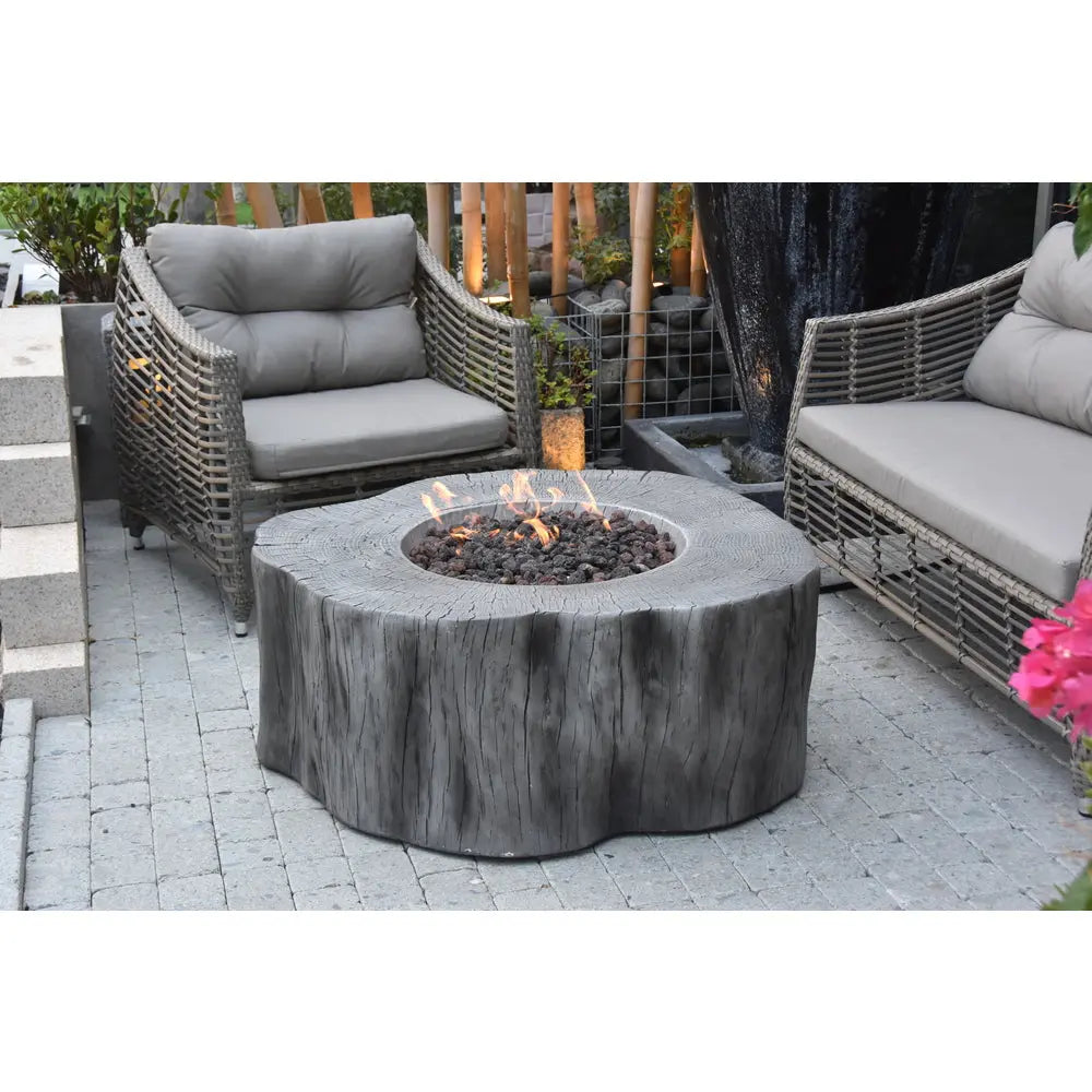 Elementi - Manchester Fire Table - Classic Gray - Propane Item # OFG145CG-LP