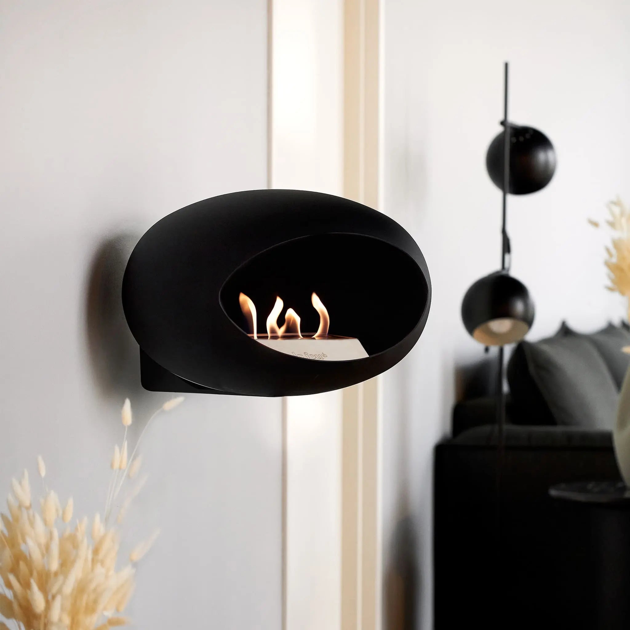Le Feu Wall Dome <br>Black Le Feu