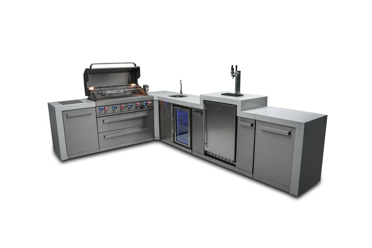 Mont Alpi MAi805-D90KEGBEV outdoor kitchen open grill view