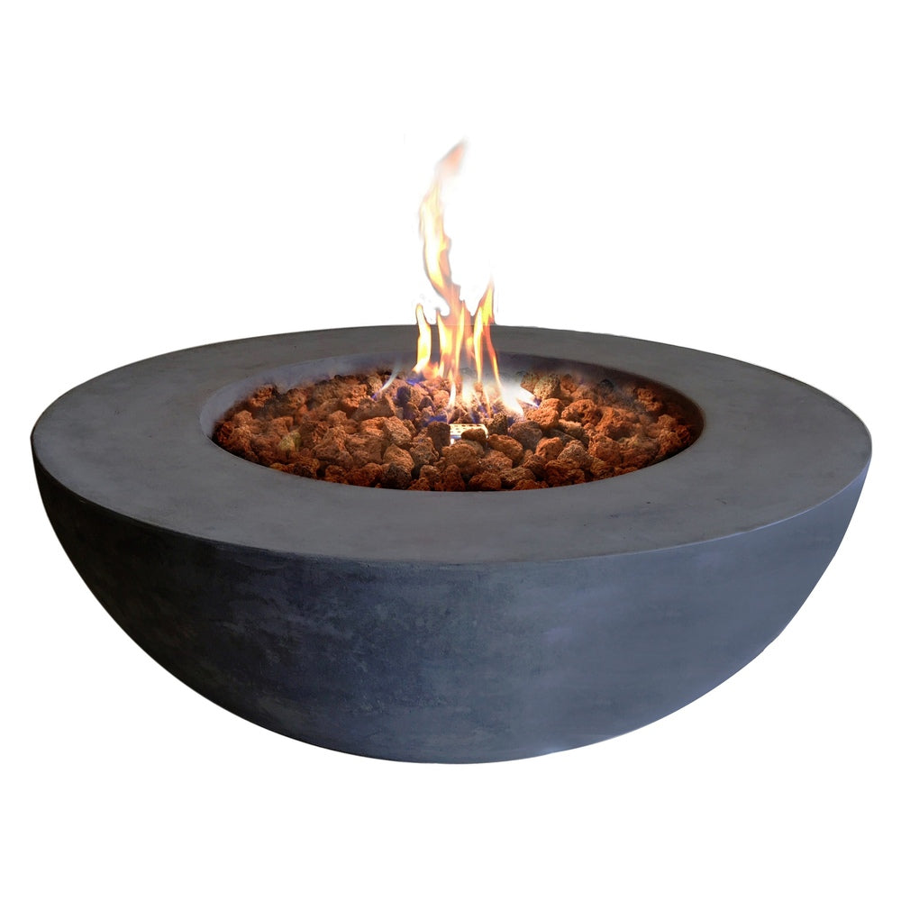 Elementi - Lunar Bowl Dark Gray - Natural Gas