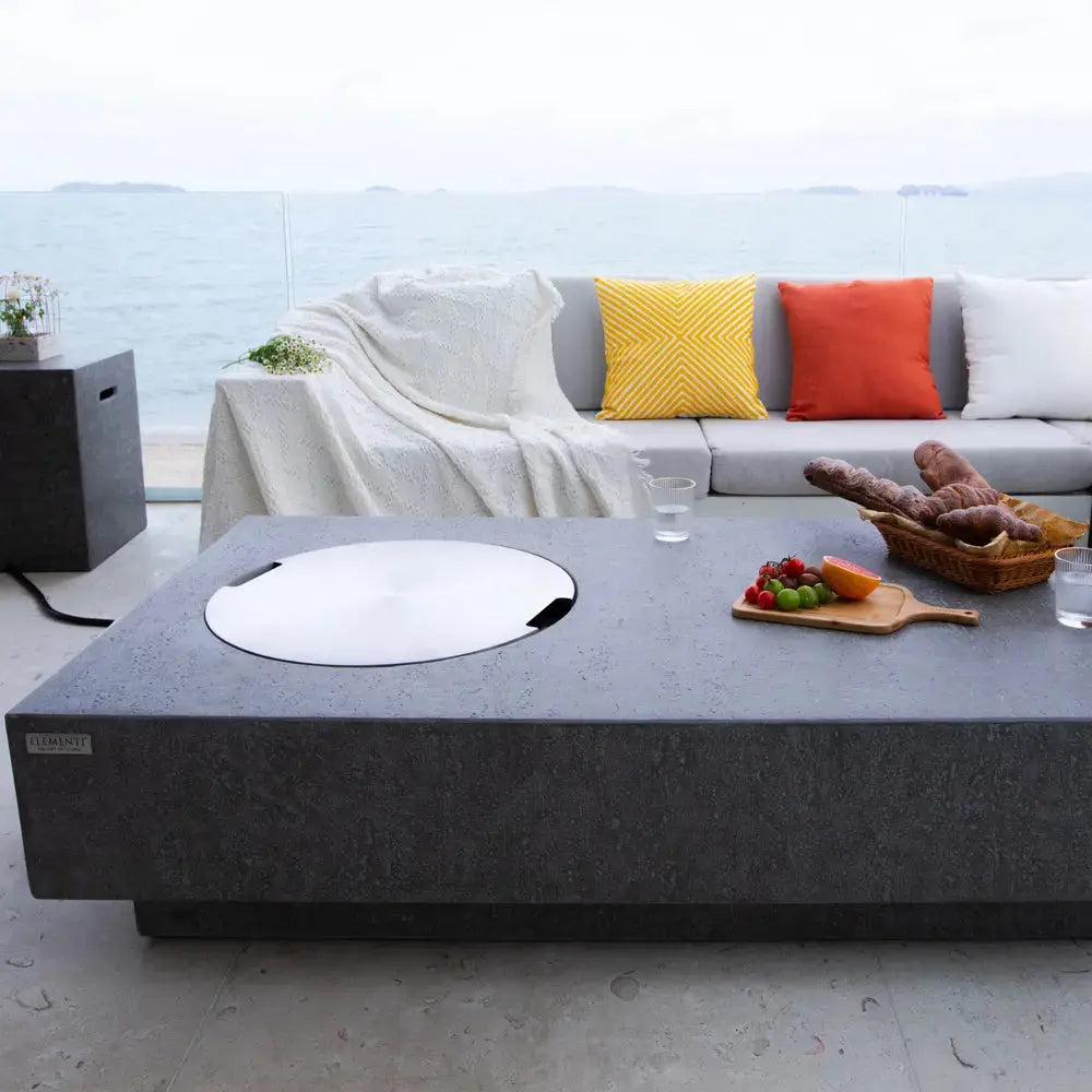 Elementi - Metropolis Fire Table - Natural Gas Item # OFG104-NG