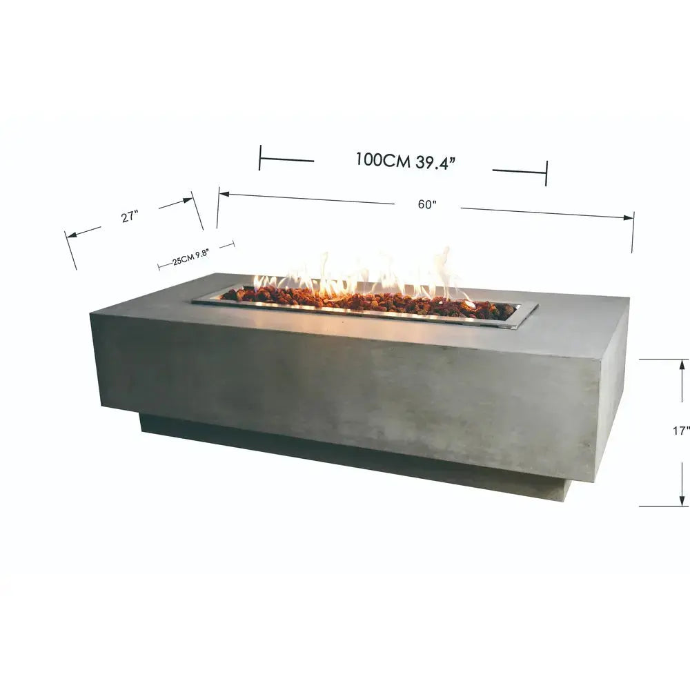 Elementi - Granville Fire Table - Propane Item # OFG121-LP