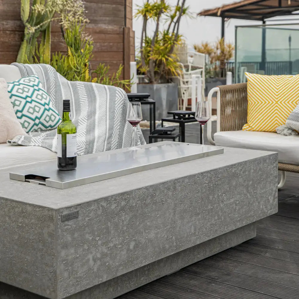 Elementi - Kingsale Fire Table - Natural Gas Item # OFG126-NG