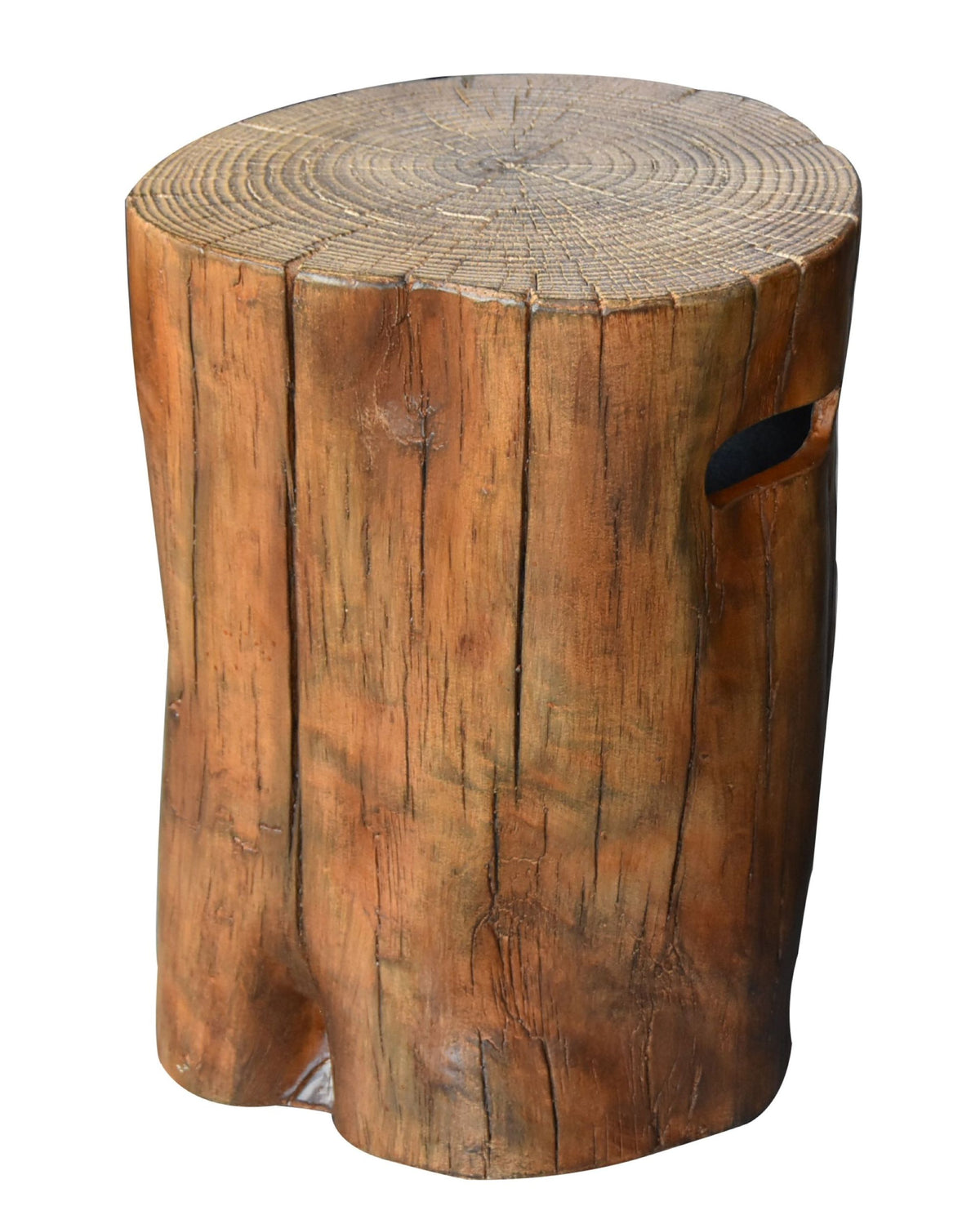 Elementi Manchester propane tank cover in Redwood, ONB01-118RW