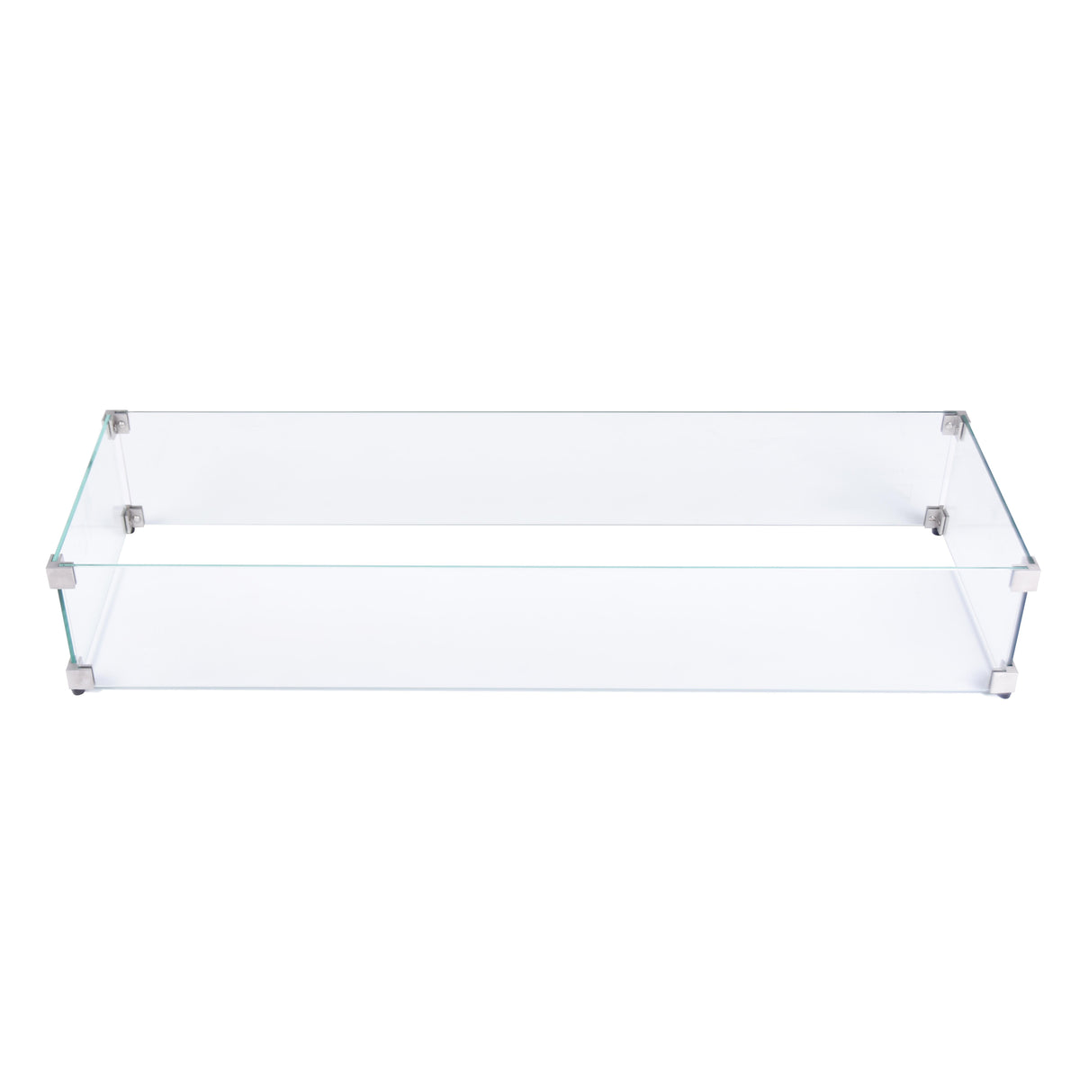 Elementi ONC05-027 rectangular glass windscreen for the Andes OFG309 fire table