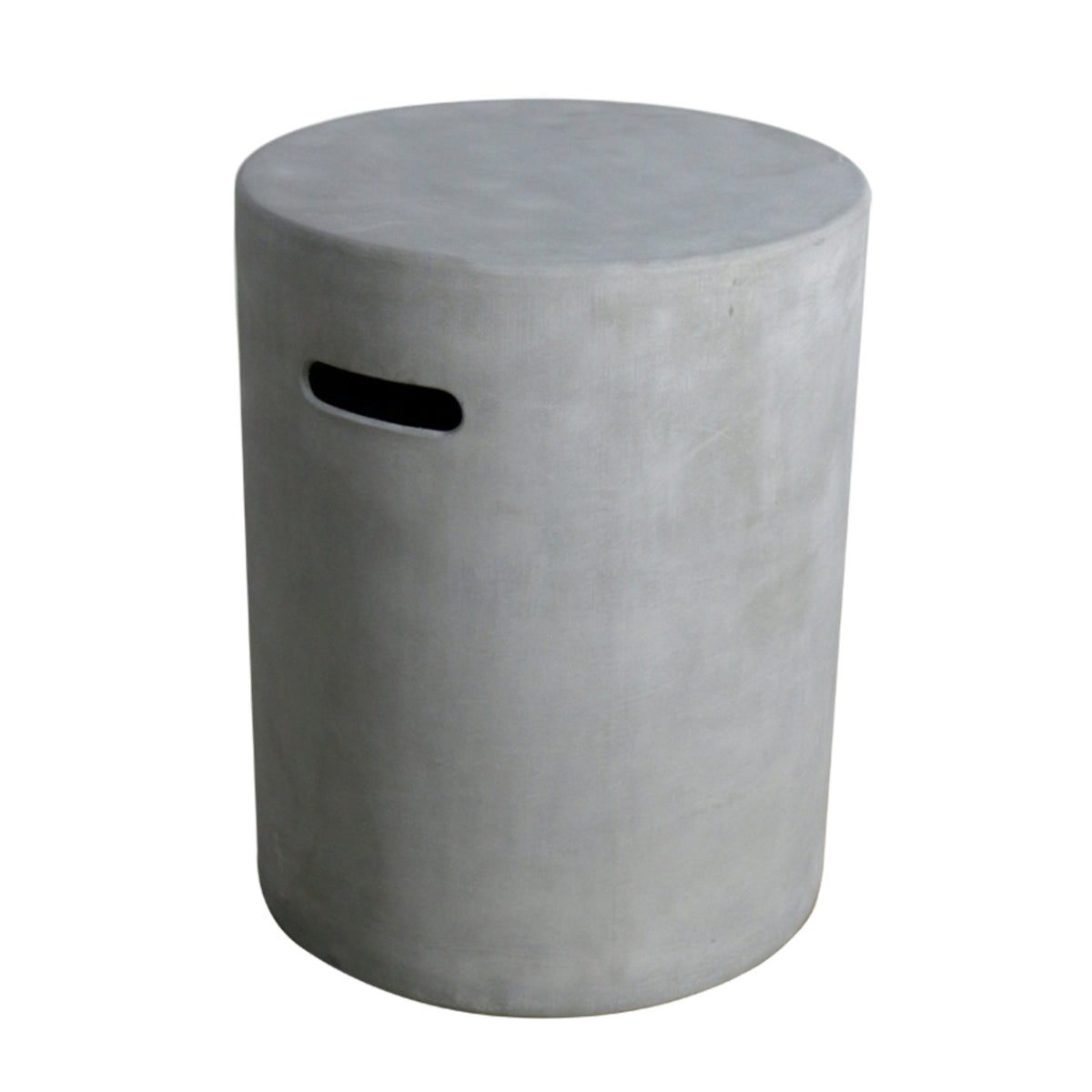 Elementi ONB01-102 round propane tank cover in smooth light gray
