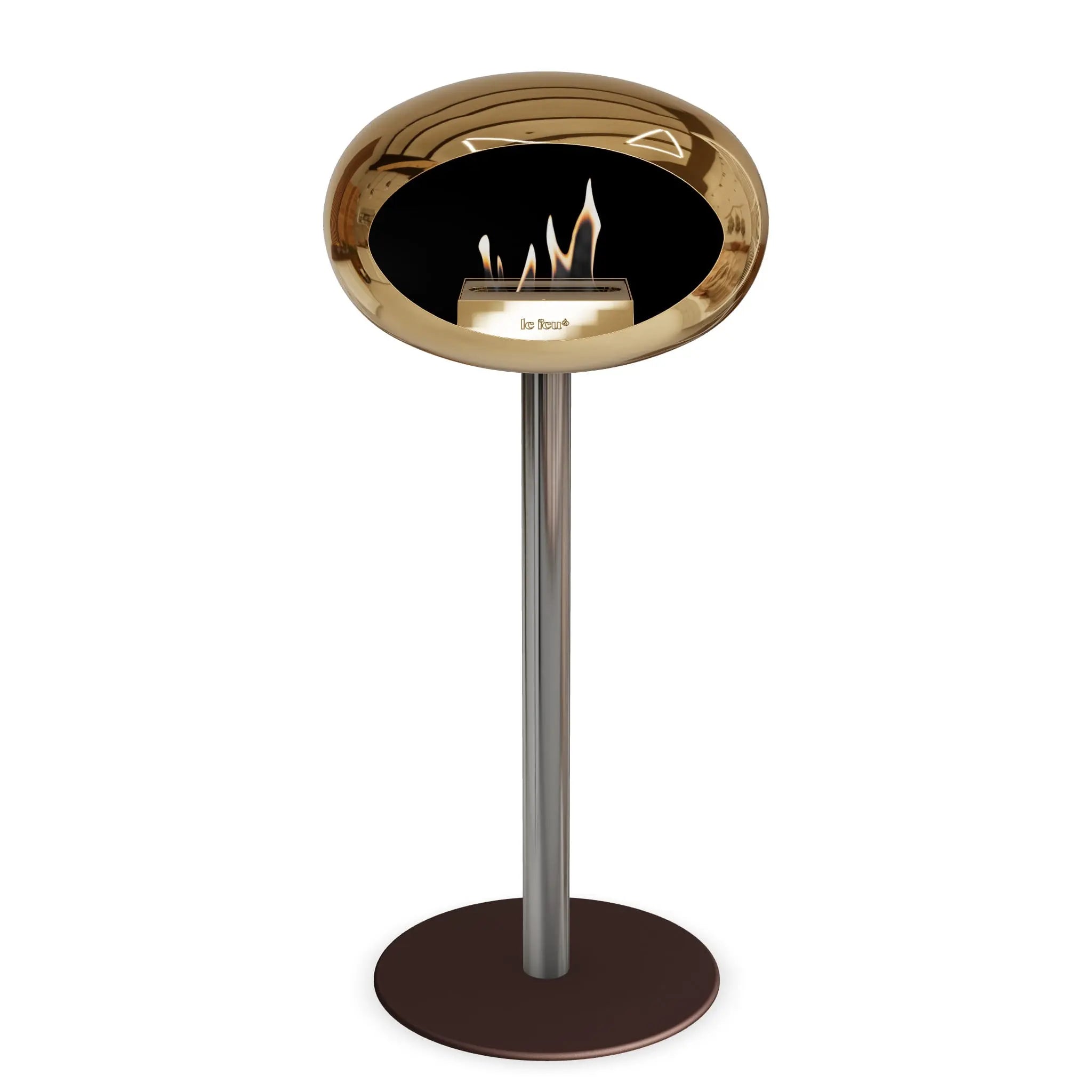 Le Feu Steel High Dome <br>Chromed Rose Gold Le Feu