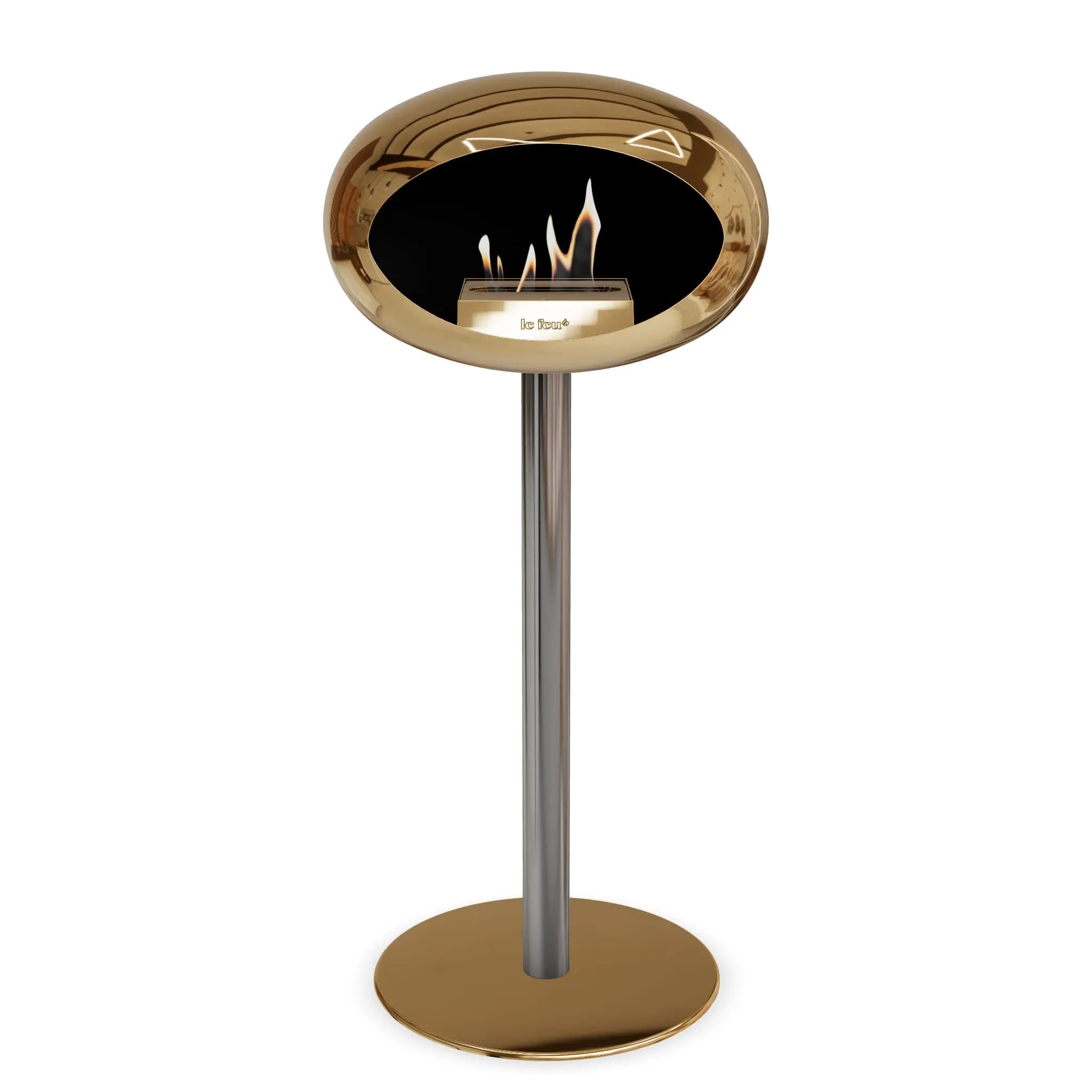 Le Feu Steel High Dome <br>Chromed Rose Gold Le Feu