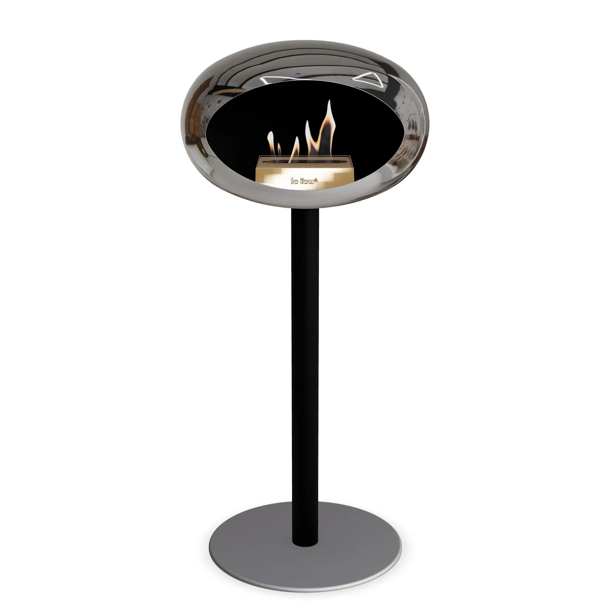 Le Feu Steel High Dome <br>Chromed Silver Le Feu