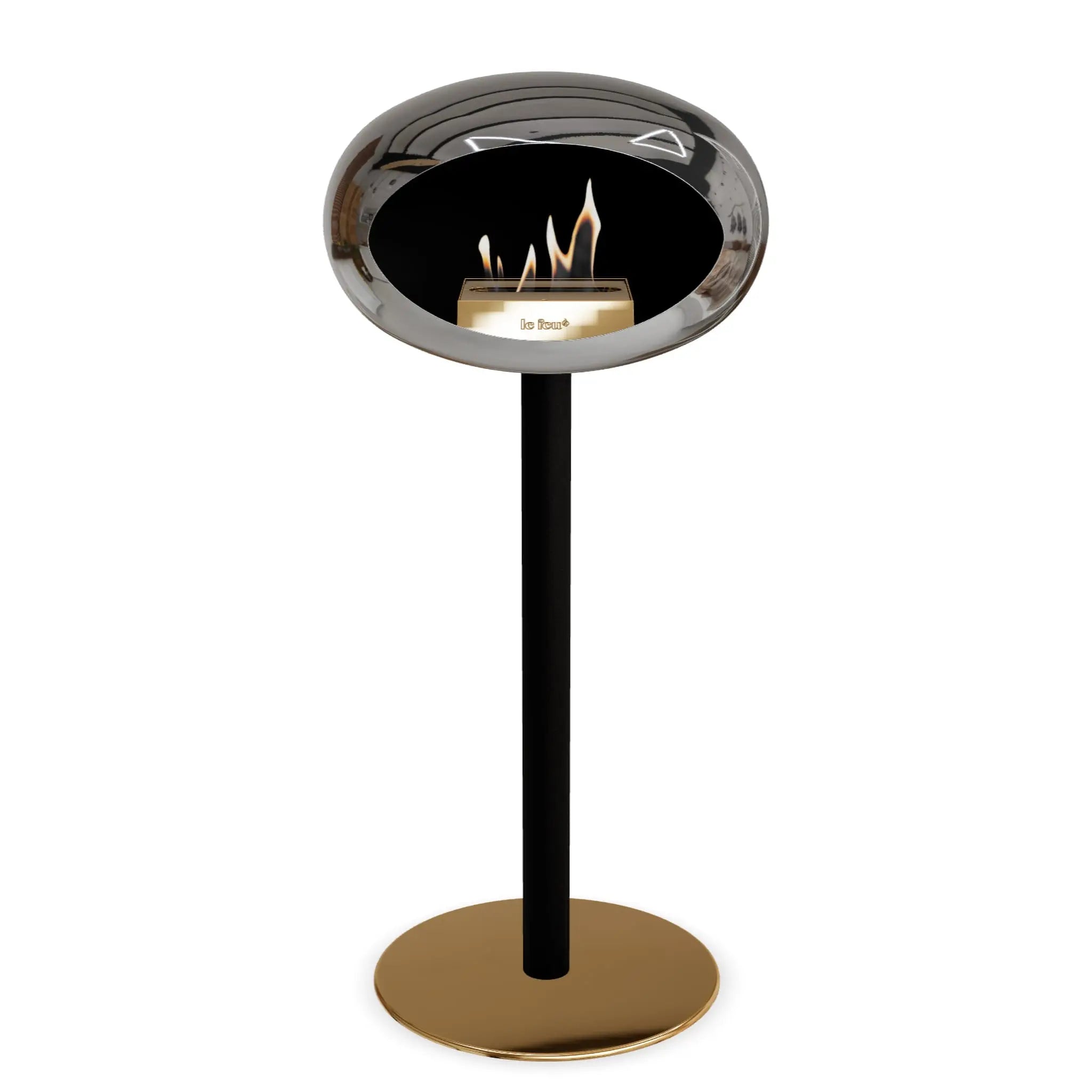 Le Feu Steel High Dome <br>Chromed Silver Le Feu
