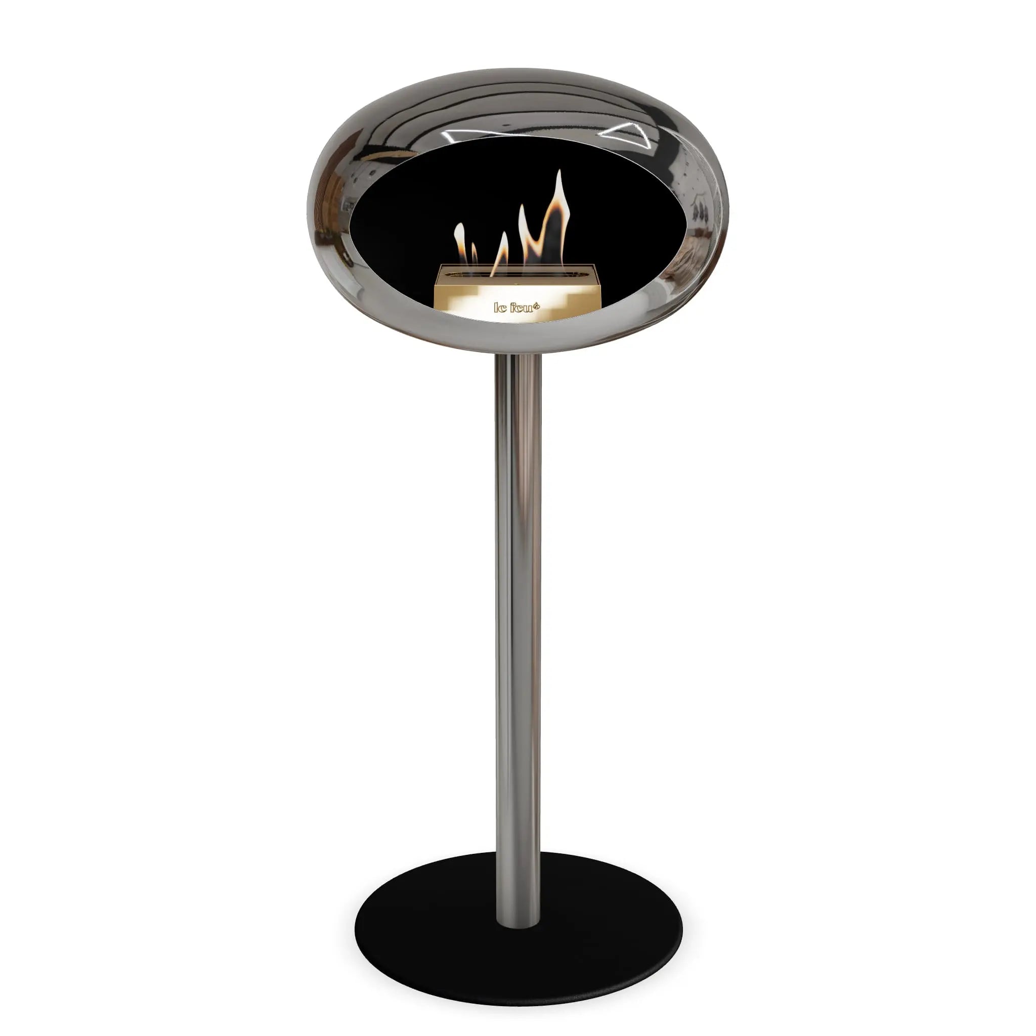 Le Feu Steel High Dome <br>Chromed Silver Le Feu