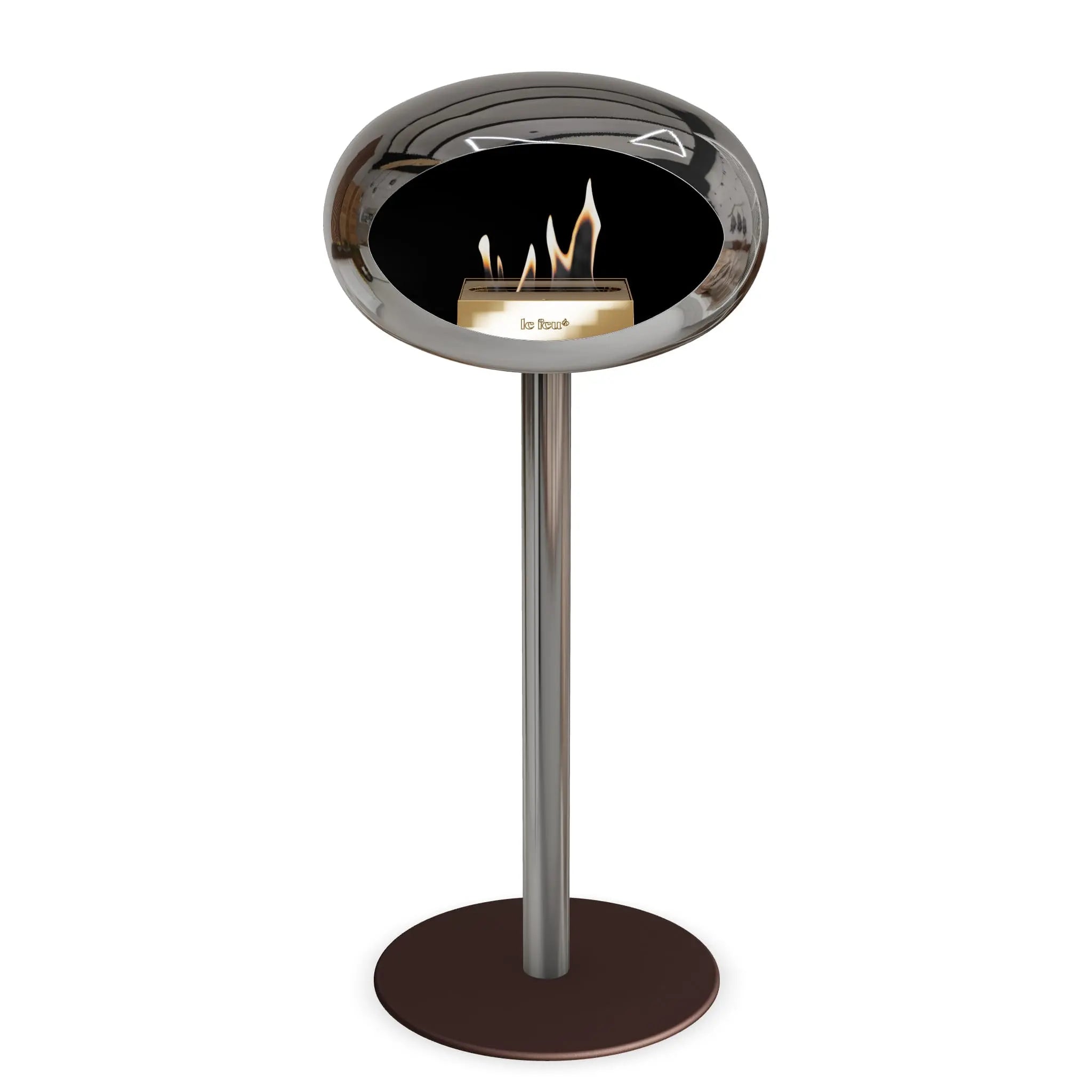 Le Feu Steel High Dome <br>Chromed Silver Le Feu