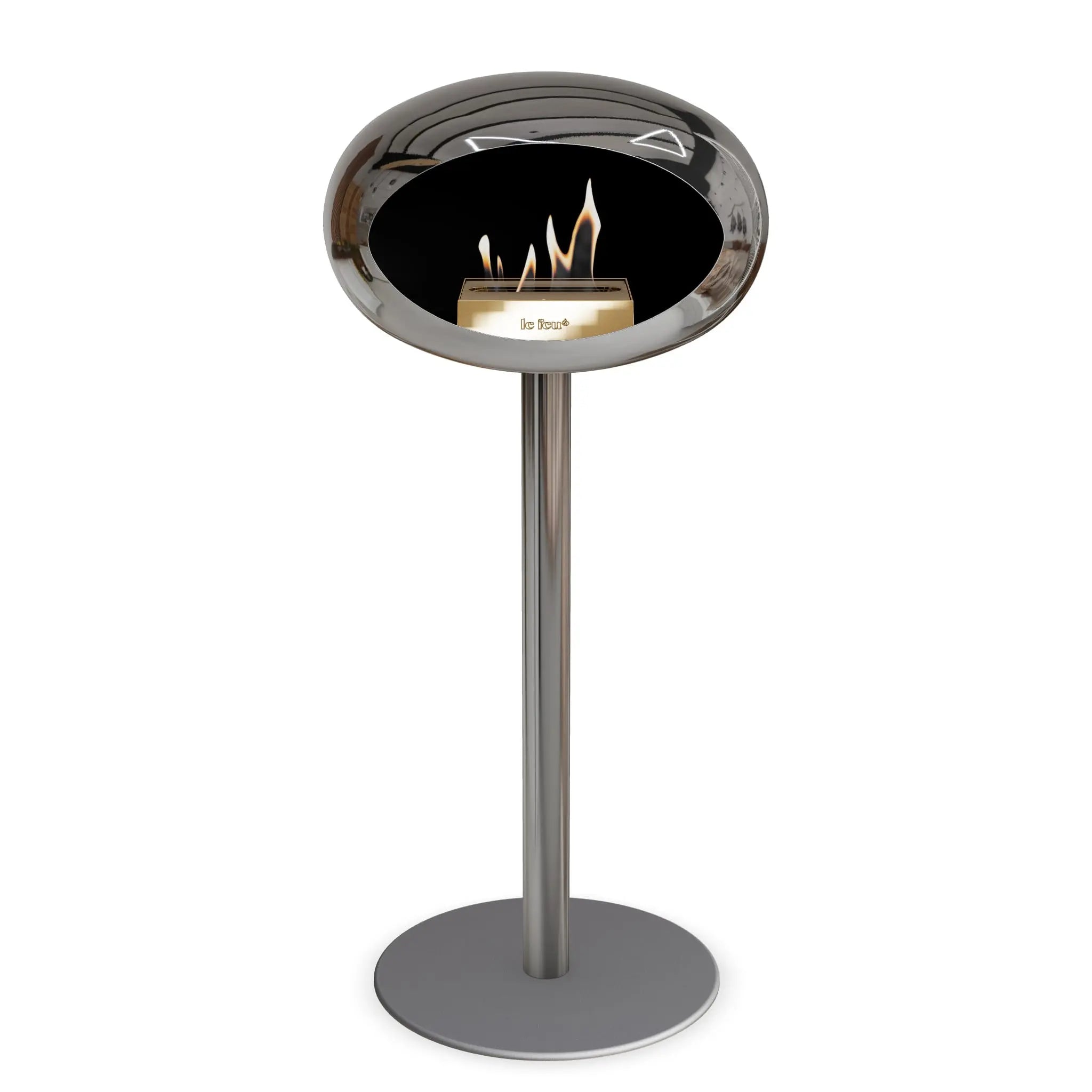 Le Feu Steel High Dome <br>Chromed Silver Le Feu