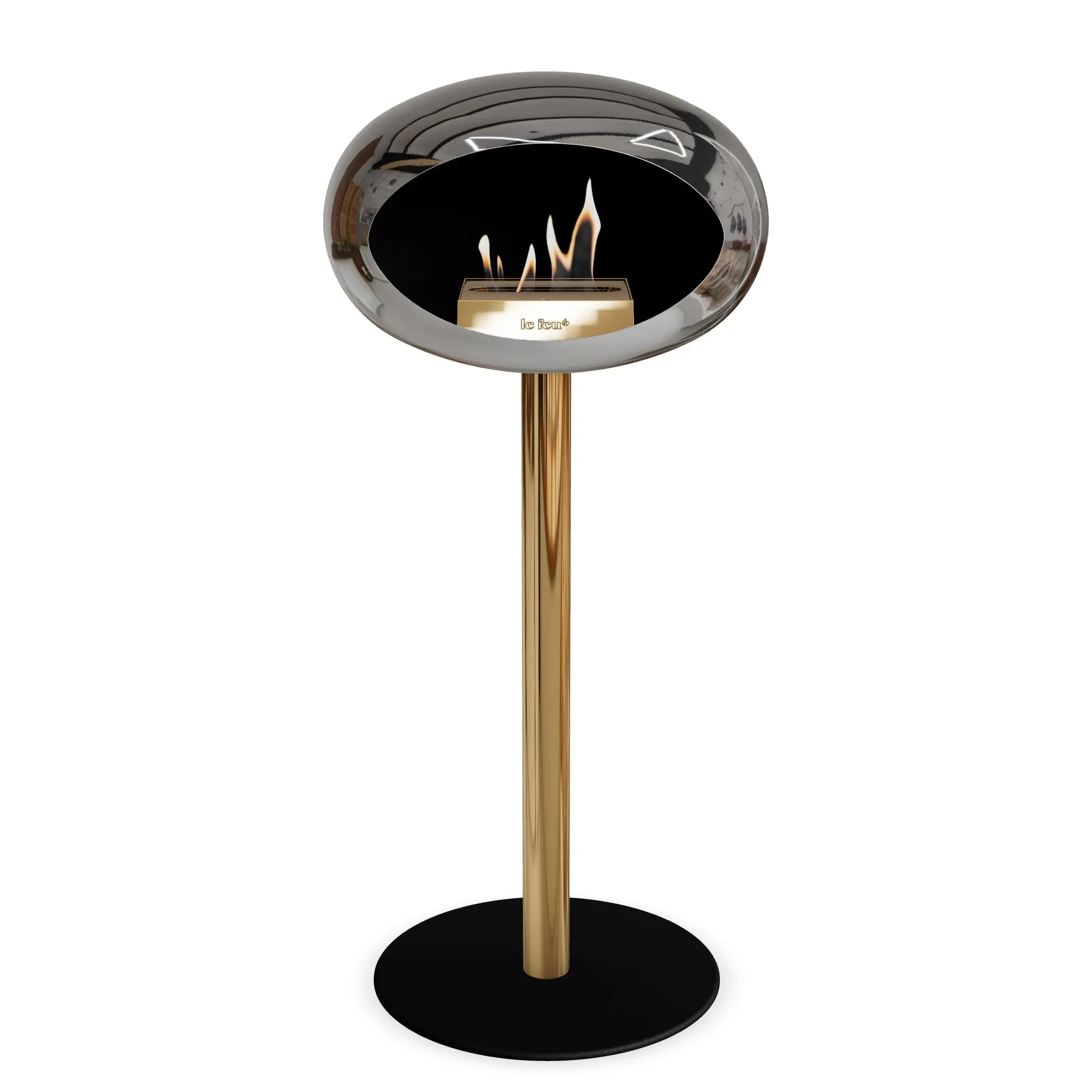 Le Feu Steel High Dome <br>Chromed Silver Le Feu