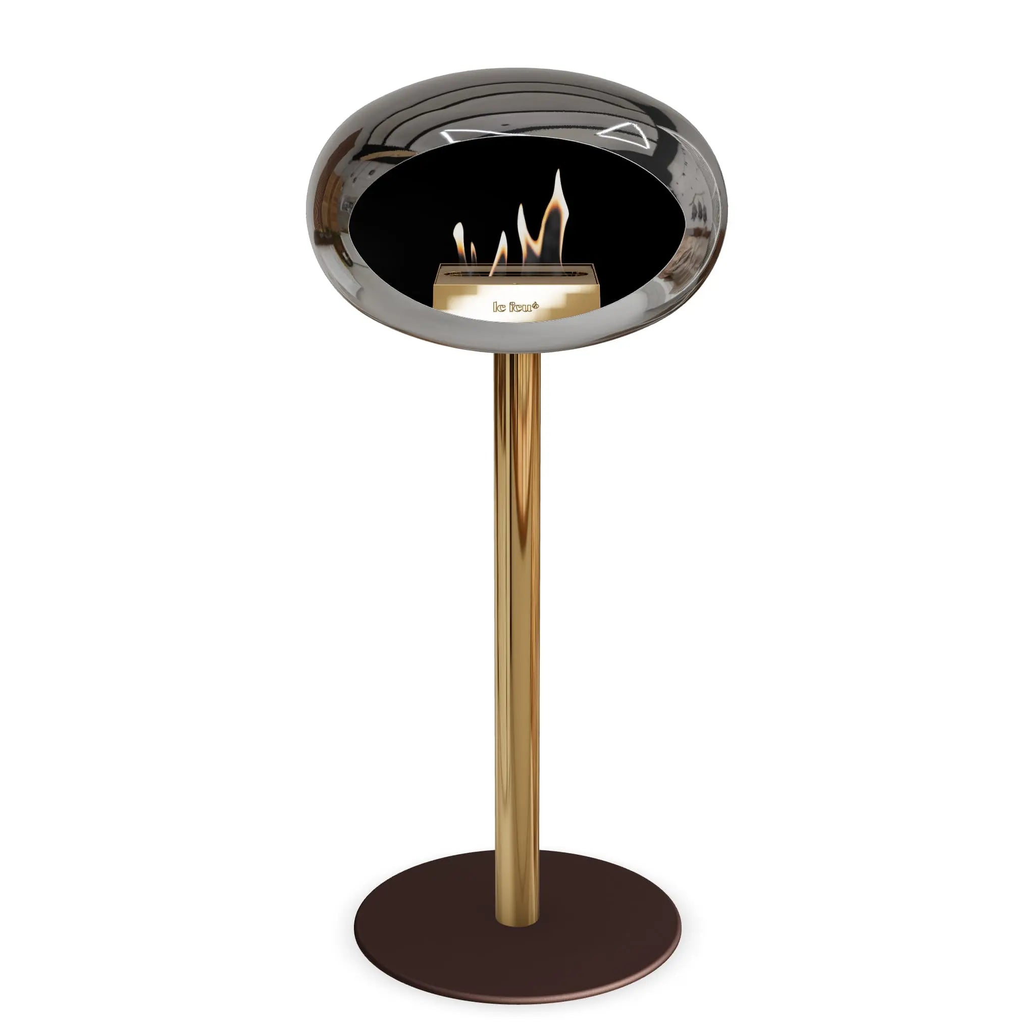 Le Feu Steel High Dome <br>Chromed Silver Le Feu