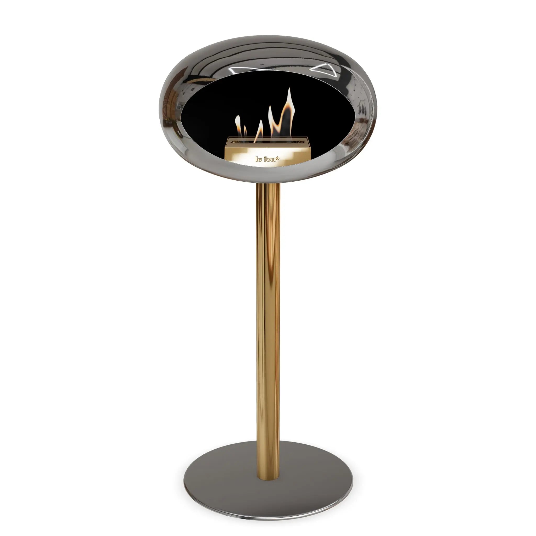 Le Feu Steel High Dome <br>Chromed Silver Le Feu