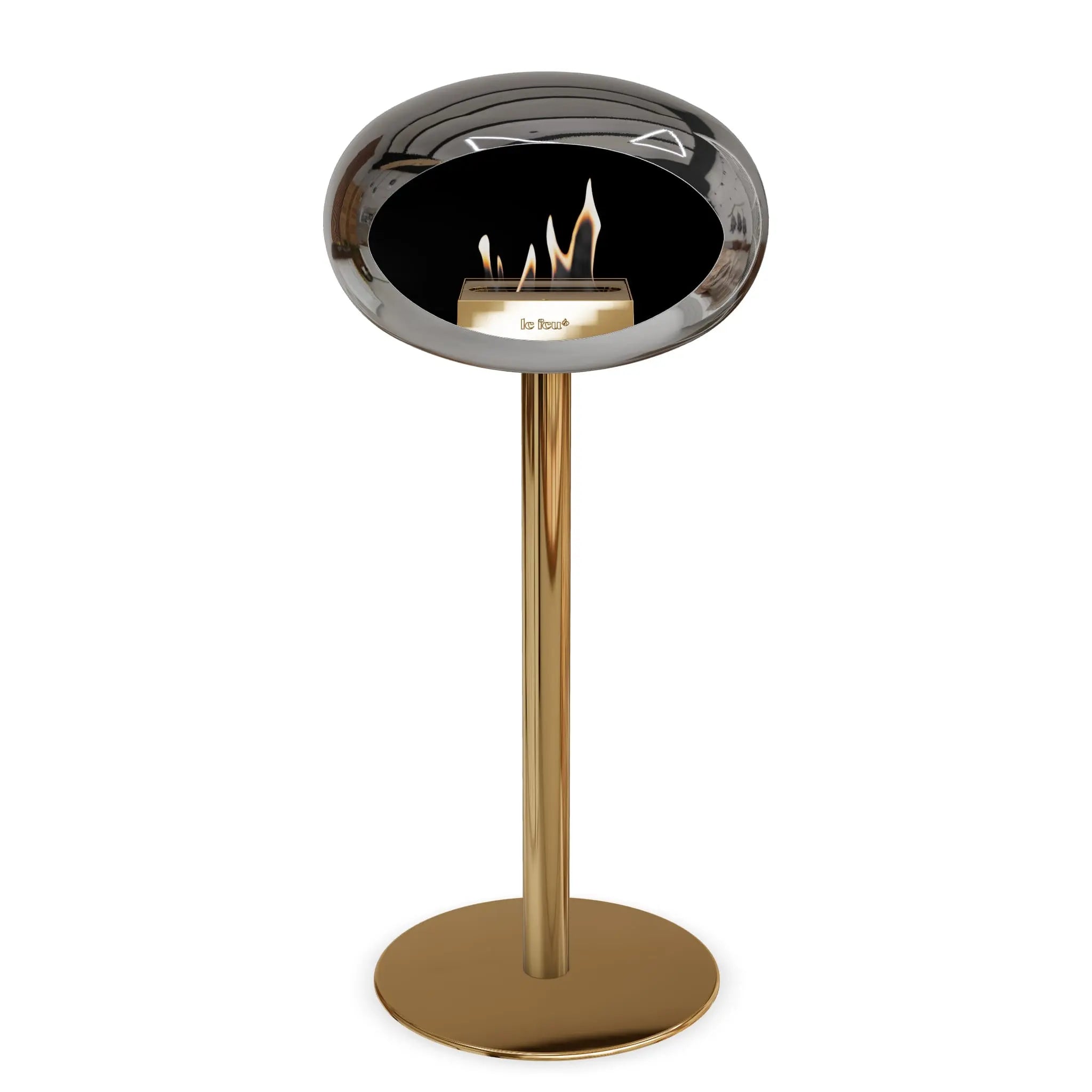 Le Feu Steel High Dome <br>Chromed Silver Le Feu