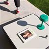 Fatboy Paletti Light Grey outdoor table lifestyle view