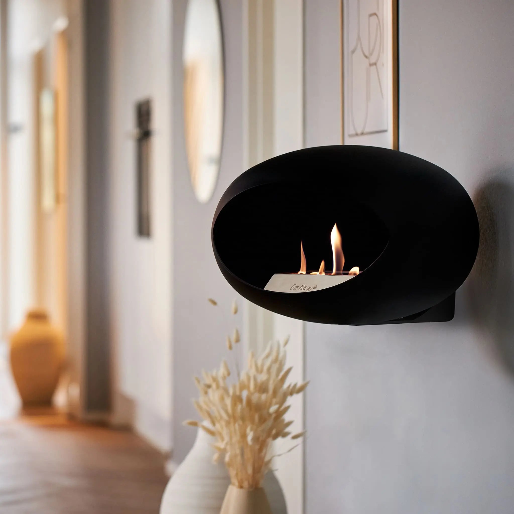 Le Feu Wall Dome <br>Black Le Feu