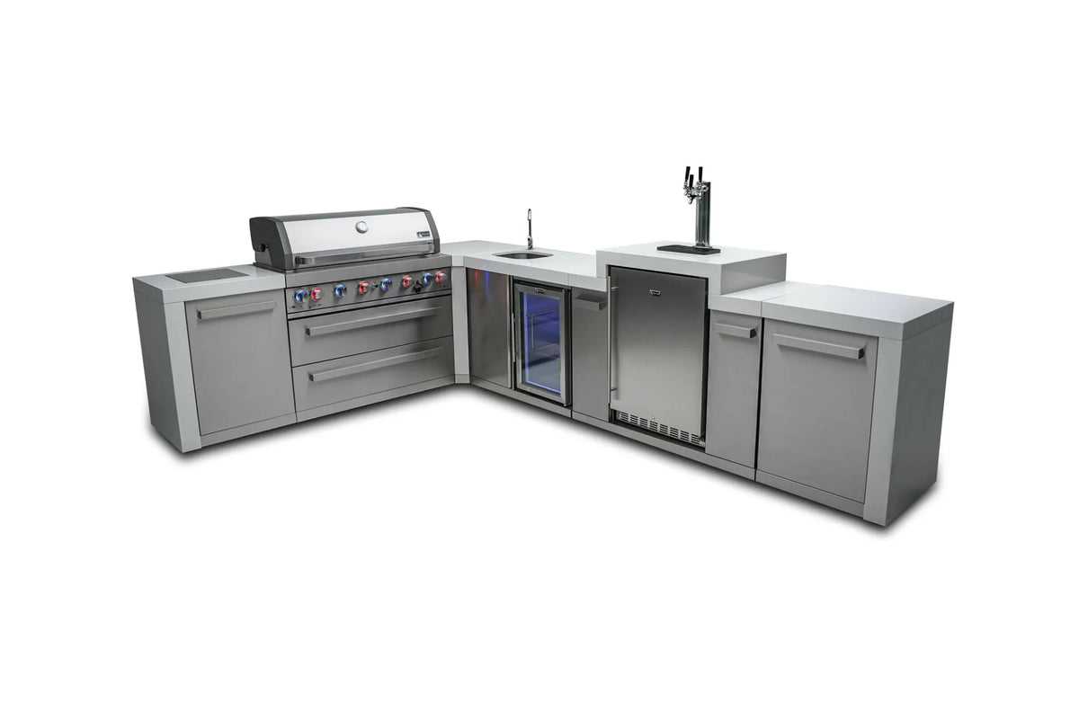 Mont Alpi MAi805-D90KEGBEV Deluxe L-Shape outdoor kitchen clean product view