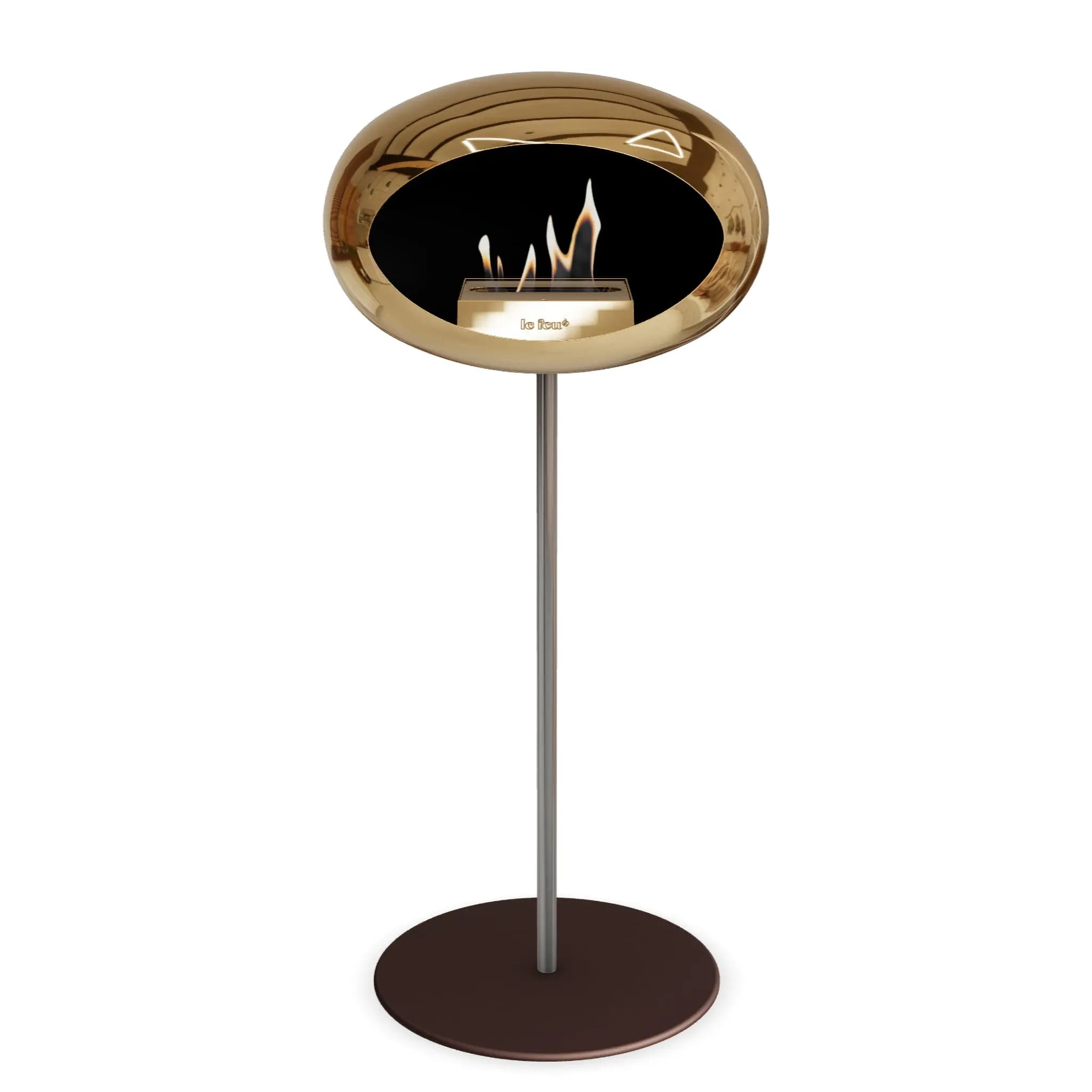 Le Feu Steel High Dome <br>Chromed Rose Gold Le Feu