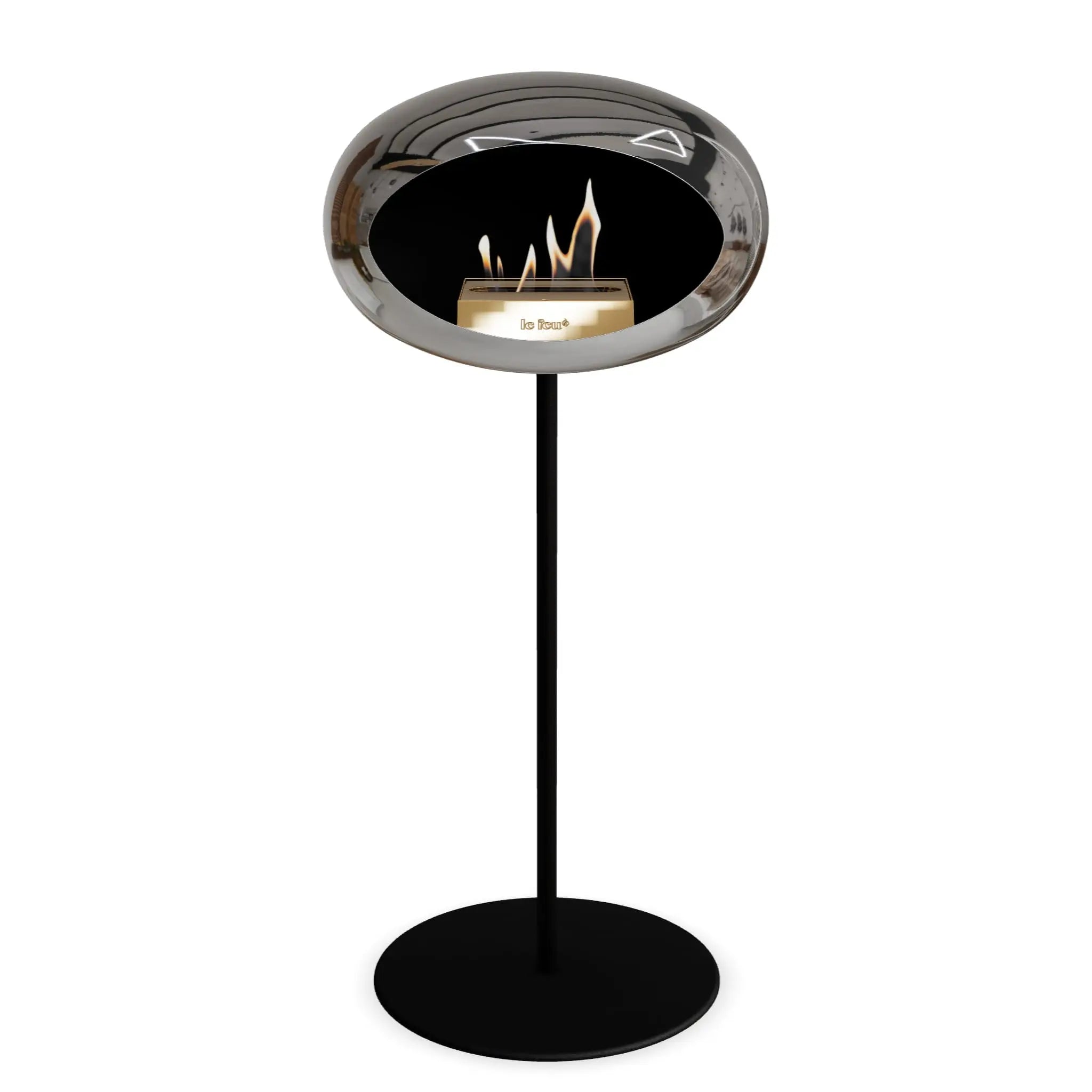 Le Feu Steel High Dome <br>Chromed Silver Le Feu