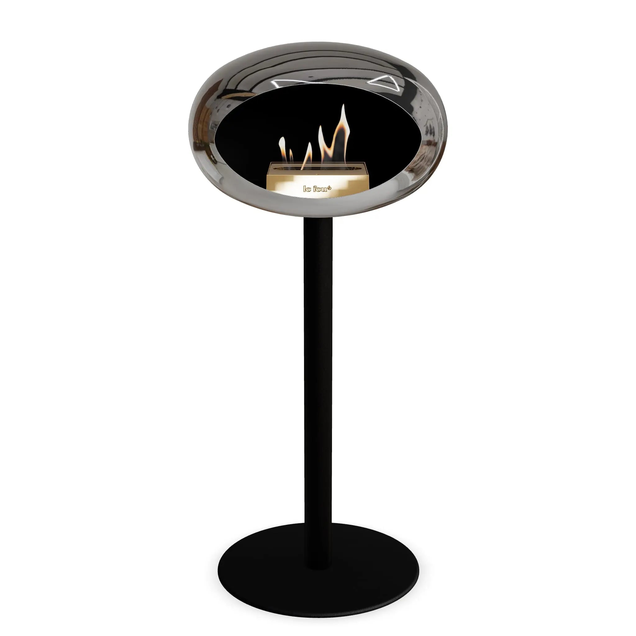 Le Feu Steel High Dome <br>Chromed Silver Le Feu