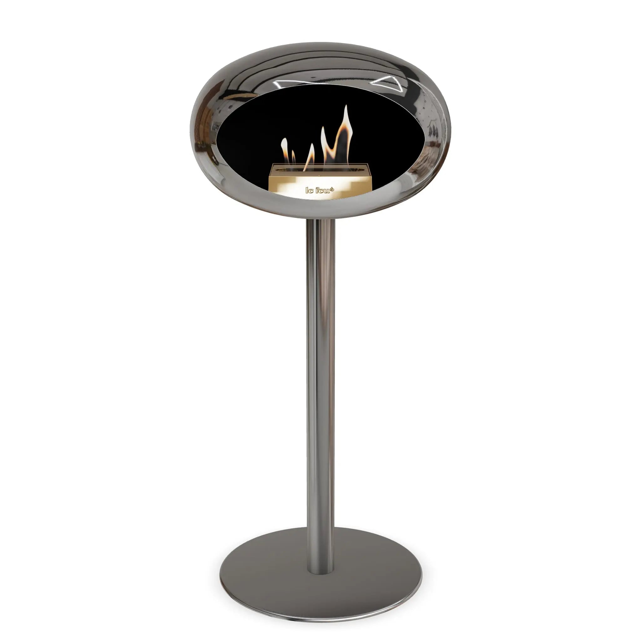 Le Feu Steel High Dome <br>Chromed Silver Le Feu