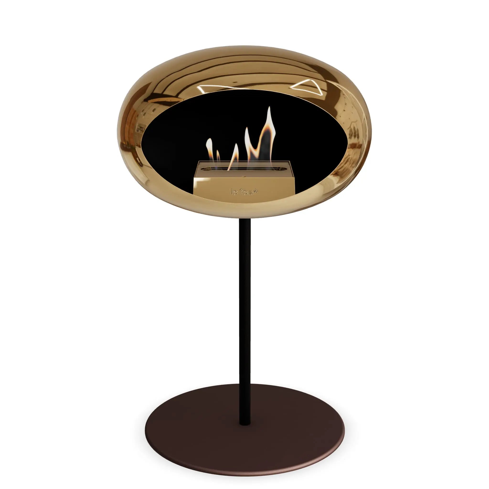 Le Feu Steel Low Dome <br>Chromed Rose Gold Le Feu