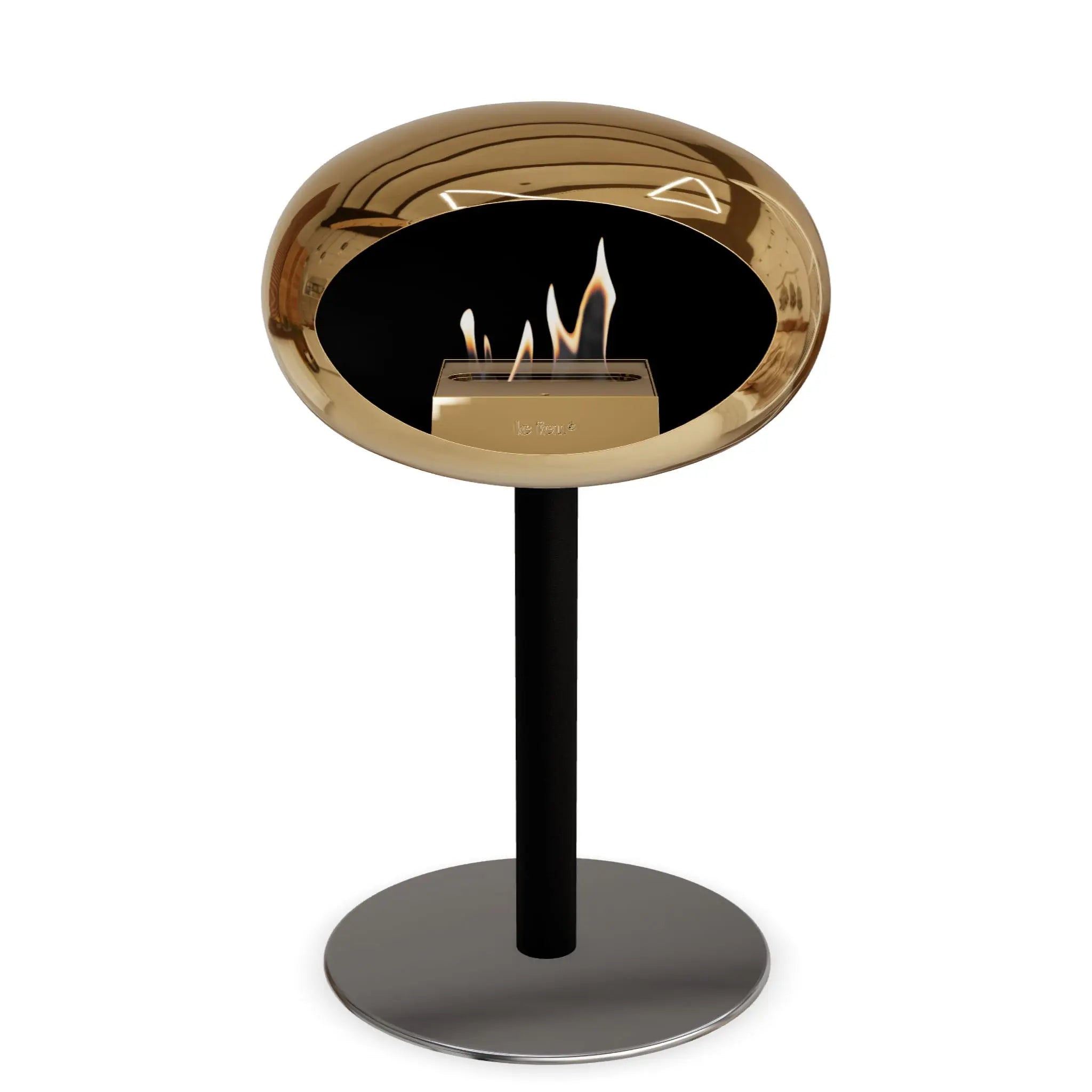 Le Feu Steel Low Dome <br>Chromed Rose Gold Le Feu