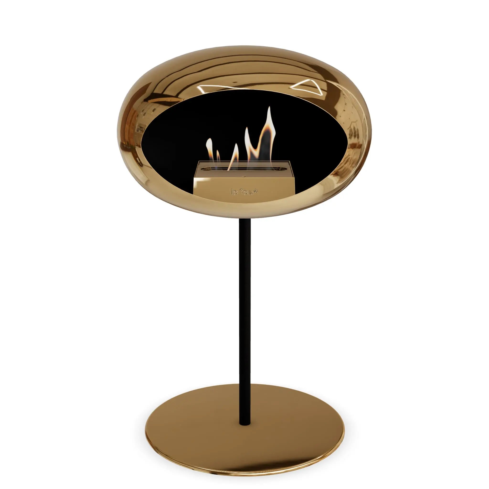 Le Feu Steel Low Dome <br>Chromed Rose Gold Le Feu