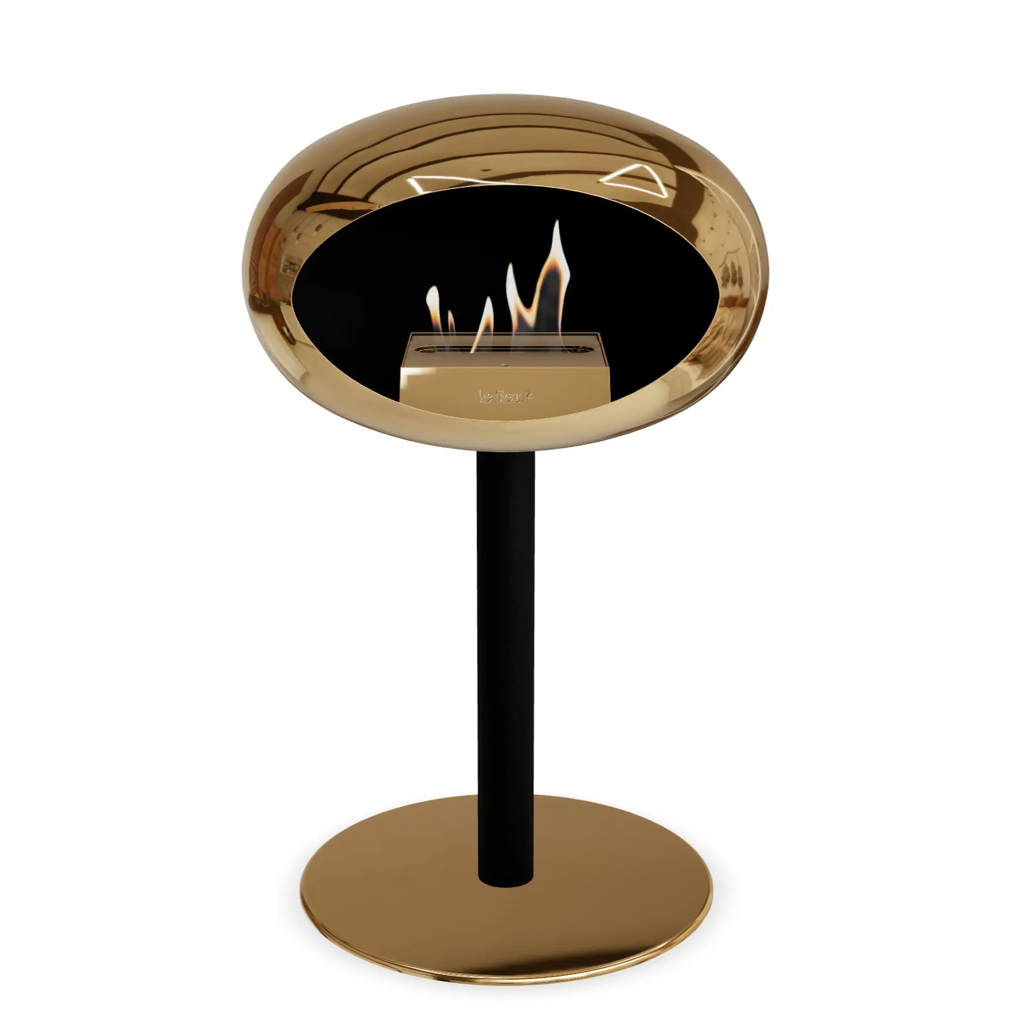 Le Feu Steel Low Dome <br>Chromed Rose Gold Le Feu