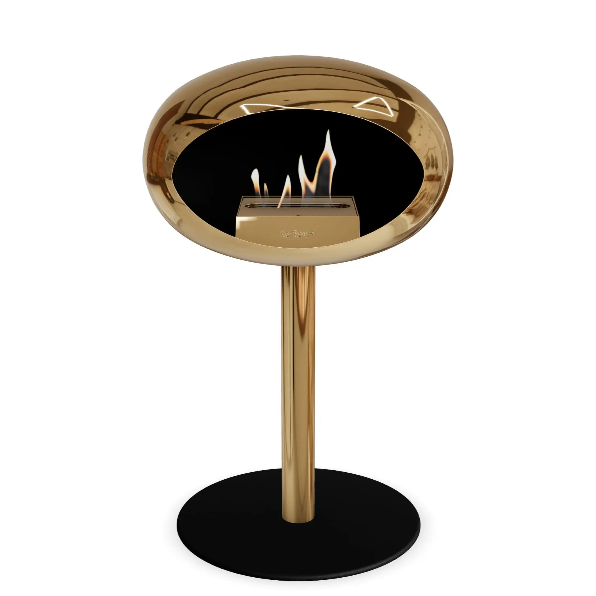Le Feu Steel Low Dome <br>Chromed Rose Gold Le Feu