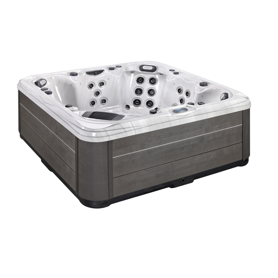 SkyBlue Vegas Max hot tub, overhead view